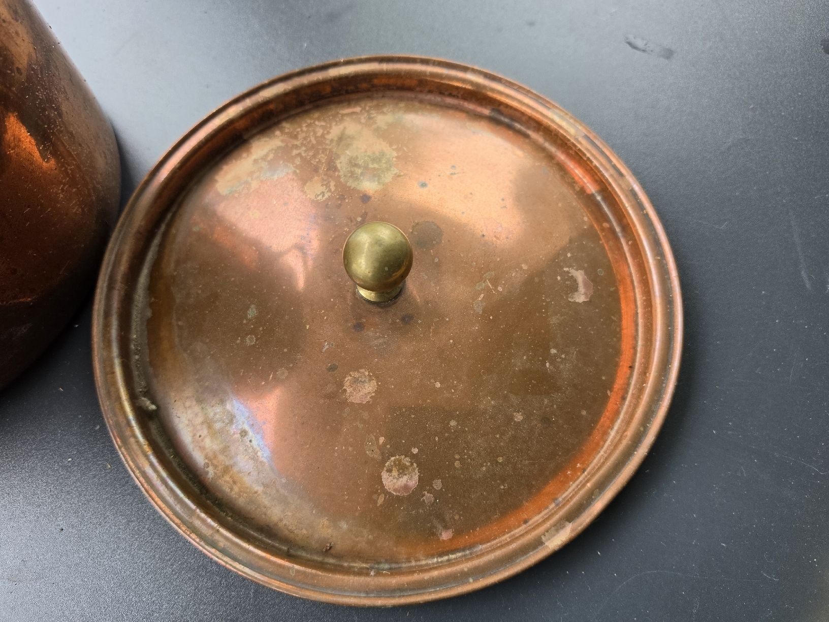 Töpfe: Kupfertopf mit Deckel gebraucht.  – Gebraucht aus Mettlen von elios0888 3