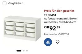 IKEA TROFAST  2 Regale inkl. 15 Boxen
