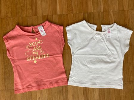 2er Set T-Shirts, Gr. 68