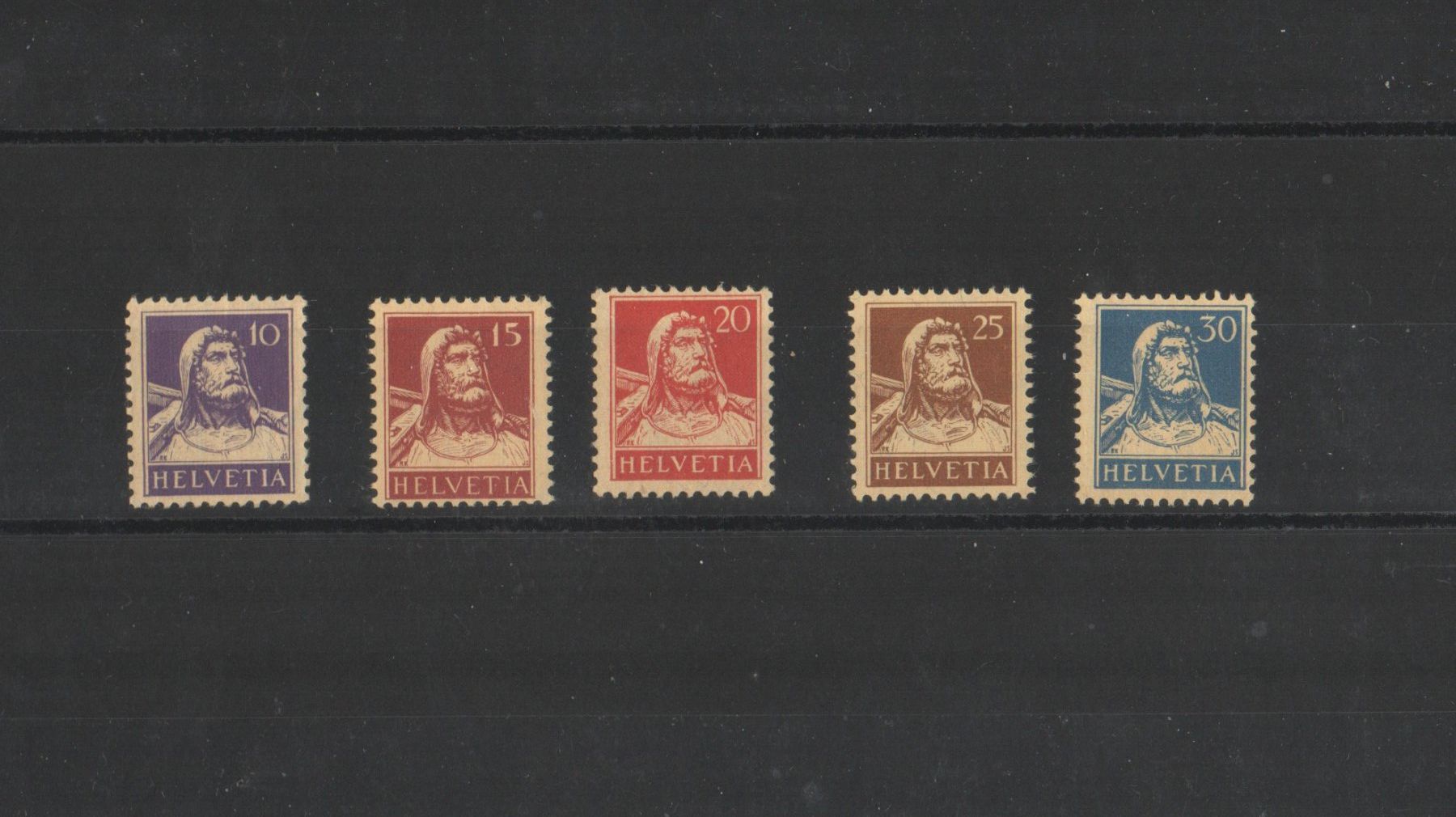 Alle Briefmarken: Tellbrust – Gebraucht aus Echichens von mullerch