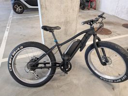 Fatbike Elektro Velo schwarz gebraucht