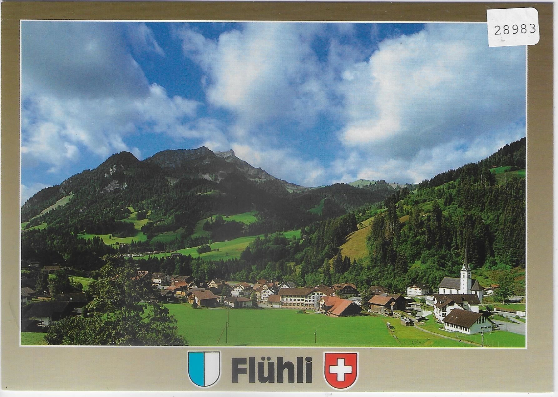 Cartoline postali: Flühli LU - Generalansicht – Usato da Ettingen venduto da Kartenplanet