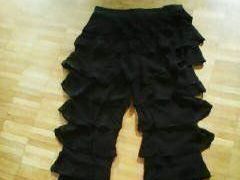 Pantaloni: Hose mit Volants - schwarz - S/XS – Nuovo (secondo la descrizione) da Luzern venduto da miocarobabbonetoscan