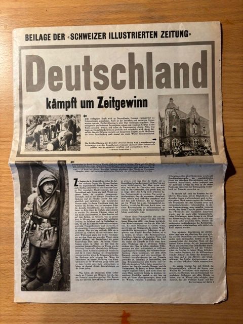 Riviste & Magazine: Beilage Schweizer Illustrierten Anfang 1945 – Usato da Seon venduto da retep012