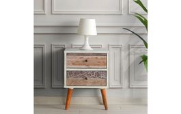 Woody Fashion Nachttisch Malmo 40 x 55 cm shabby chic NEU