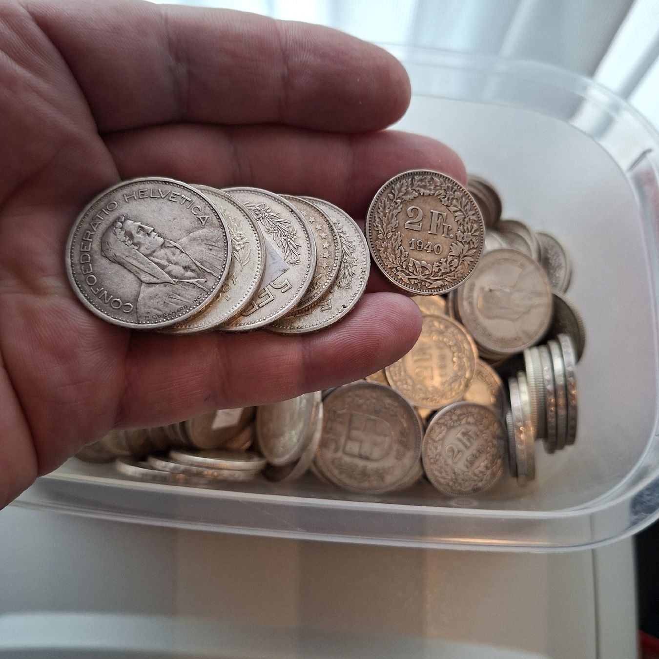 Tutti le monete: 2 Kilos pièces Suisse en argent – Usato da Onex venduto da Chooseyoursneaks 5