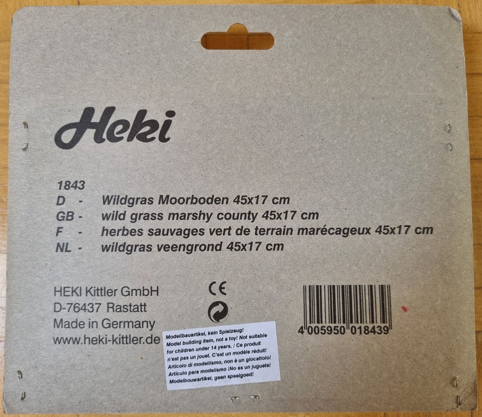 Heki Modelleisenbahnen: Heki : 1843 Wildgras Moorboden – Neu und originalverpackt aus Froideville von xXSebastienXx 1