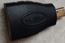 HDMI Mini Adapter schwarz gebraucht