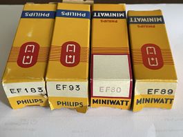4 Röhren Philips 