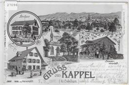 Gruss aus Kappel SO - Litho 1902