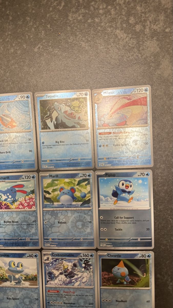 Pokémon Sammelbilder & Trading cards: Pokemon Karten Set Wasser - Alle Holo – Neu (gemäss Beschreibung) aus Dietlikon von abd_7qwy 2