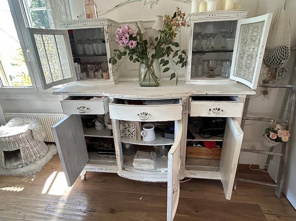 Credenze: Shabby Chic Sideboard Buffet Landhausstil Vintage – Usato da Goldiwil (Thun) venduto da Steffu1980 2