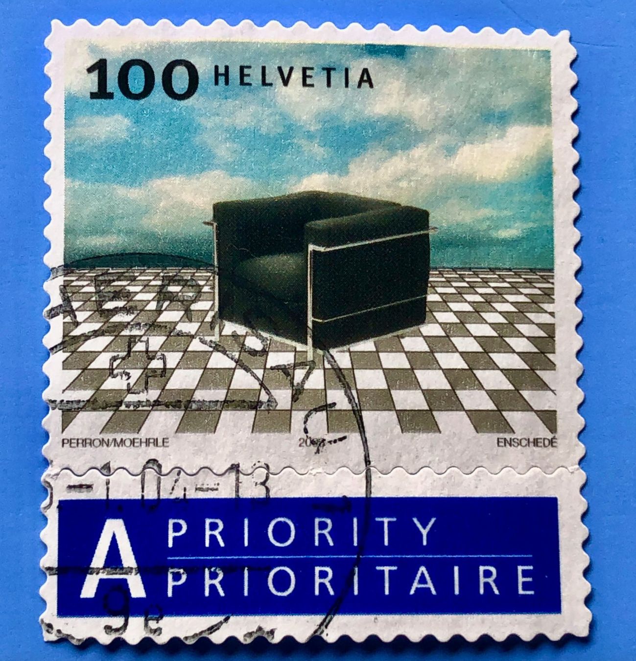 Tutti i francobolli: Nr.1109 mit Stempel Corbusier-Sessel    – Usato da Aarau venduto da Billa007