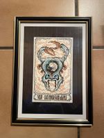 Cadre carte "La Maison Dieu" XVI tarot