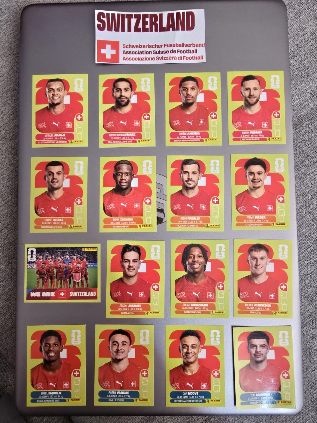 Panini Carte collezionabili: Schweiz Panini WM 2026 – Nuovo (secondo la descrizione) da Zürich venduto da TutNixCH