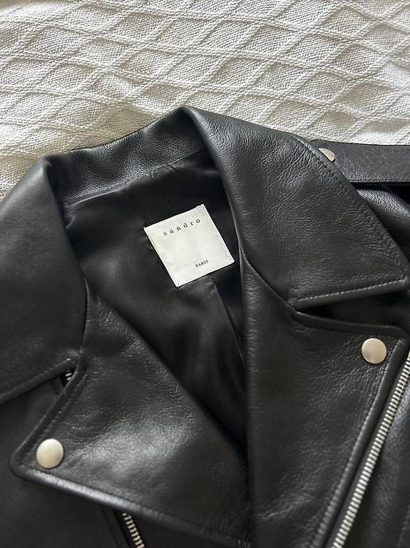 Sandro Giacche: Lederjacke Sandro Paris schwarz Grösse M – Nuovo (secondo la descrizione) da Niederglatt ZH venduto da Julia_4 3