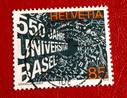 Nr.1348 mit  Stempel  550 Jahre Universität Basel 2010   