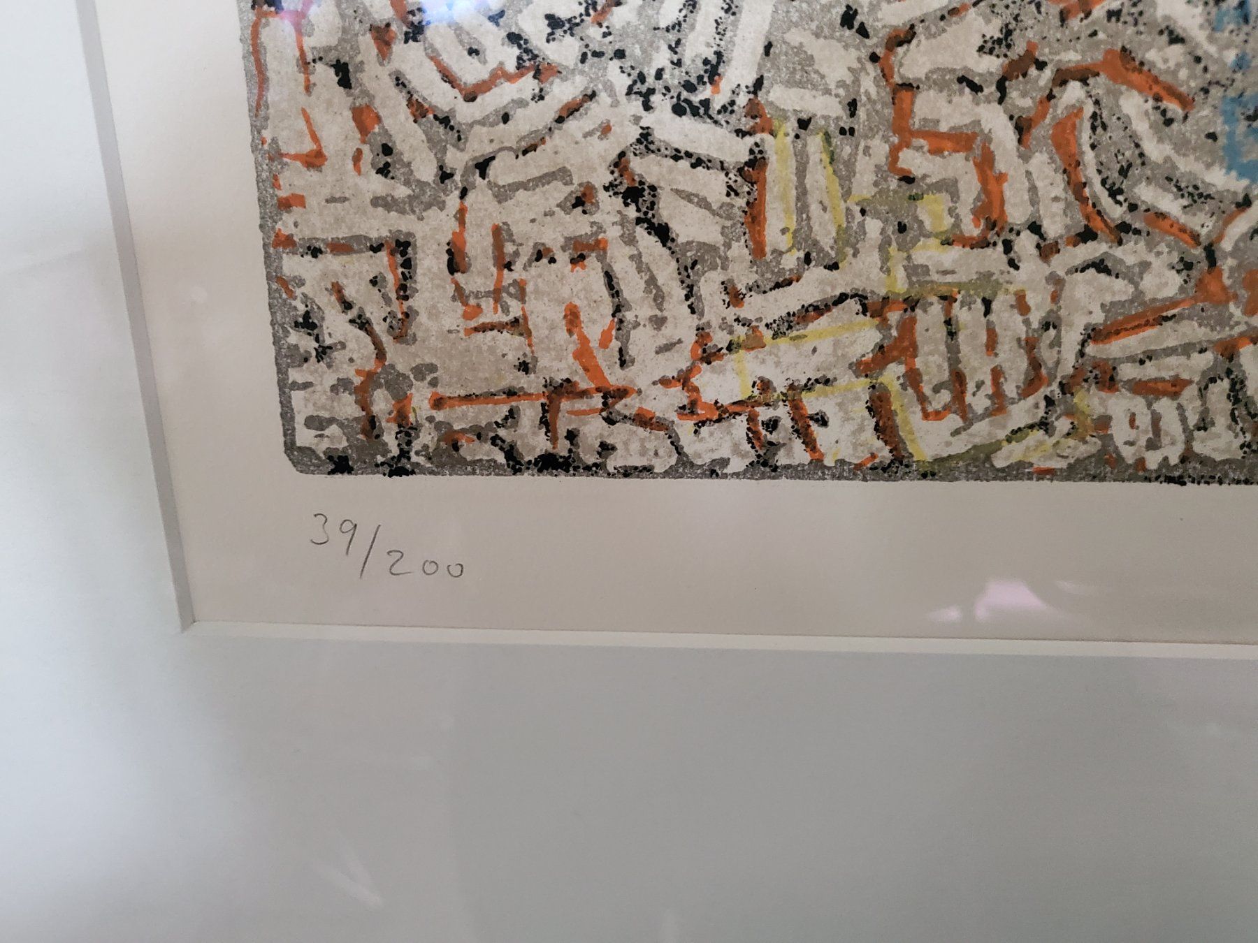 Grafica & Litografie: Mark George Tobey, grosses Farblitho, numm. handsigniert – Usato da Füllinsdorf venduto da havi4 2