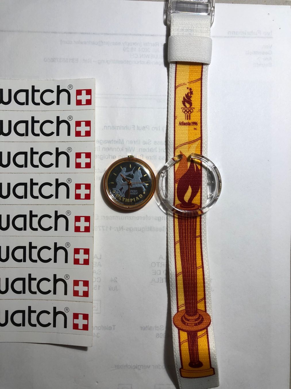 Swatch Orologi: POP SWATCH MIDI IPPOLYTOS von 1995 – Nuovo (secondo la descrizione) da Biel/Bienne venduto da winnertaco 3