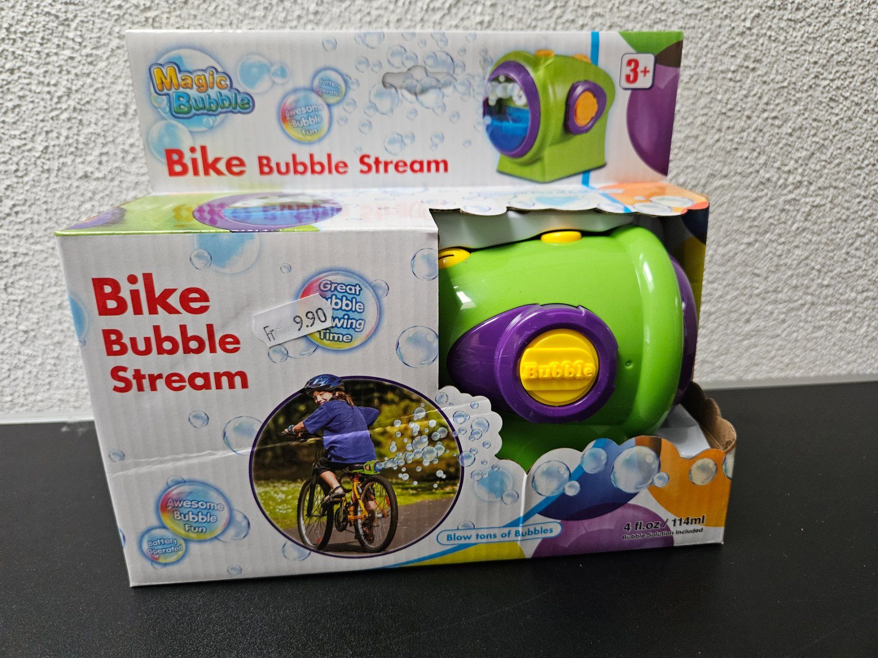 Spielzeuge: Neu - Bike Bubble Stream - Seifenblasen – Neu und originalverpackt aus Dagmersellen von Jarsetz_Restposten