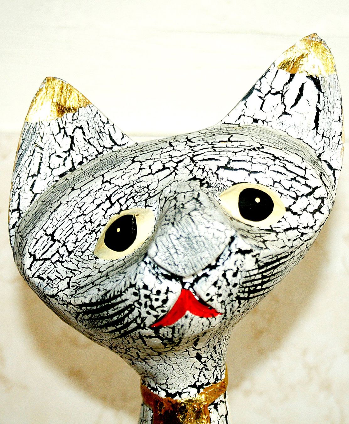 Statuette: Kater Silbergrau 52cm – Usato da Baar venduto da 2cvbaar 1