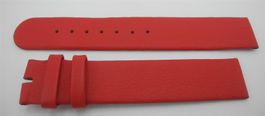 18 mm Leder Uhrenarmband rot, Nr. 61a