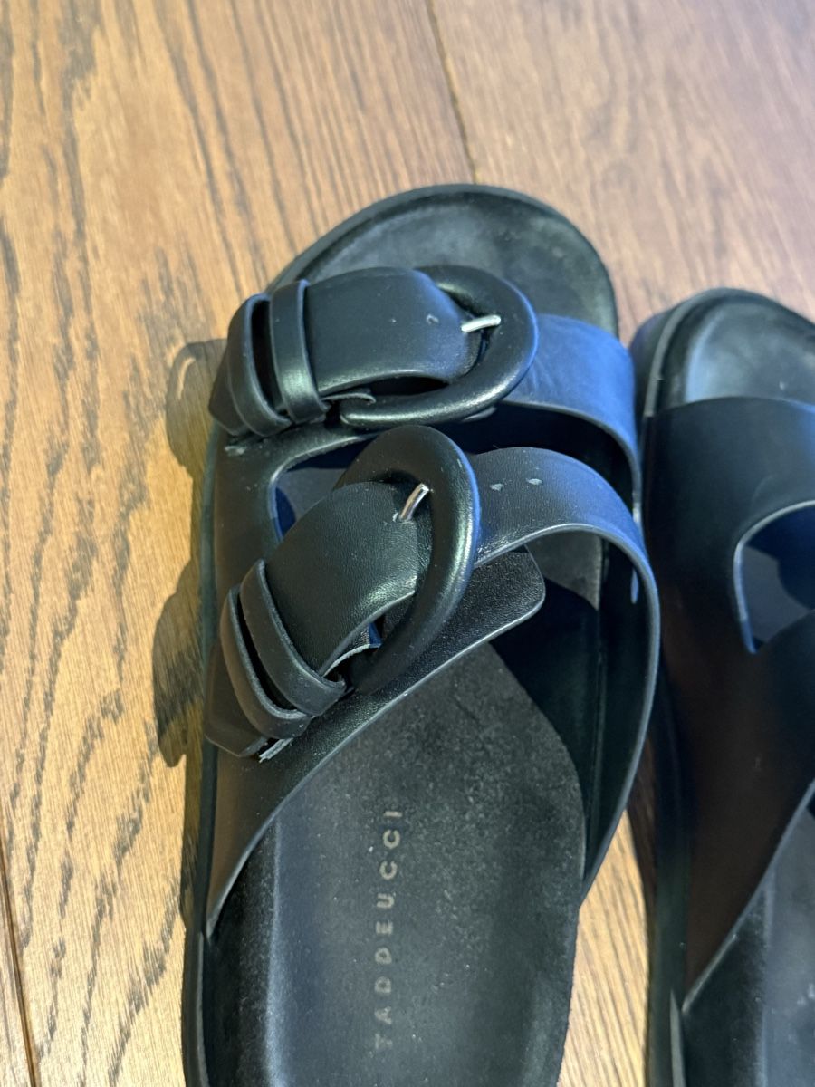 Scarpe da donna: Taddeucci Sandals Black Buckle Size 37.5 – Usato da Pfäffikon SZ venduto da NicMarKom 3