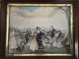 Francisco de Goya, Öldruck gerahmt, 1880