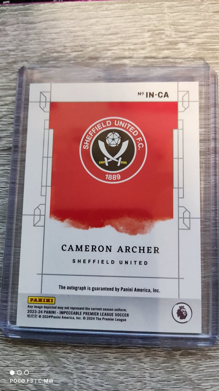 Panini Sammelbilder & Trading cards: Panini Illustrious Ink 23/24 Cameron Archer /99 mit Auto – Gebraucht aus St. Gallen von RudyundFloydCards 1