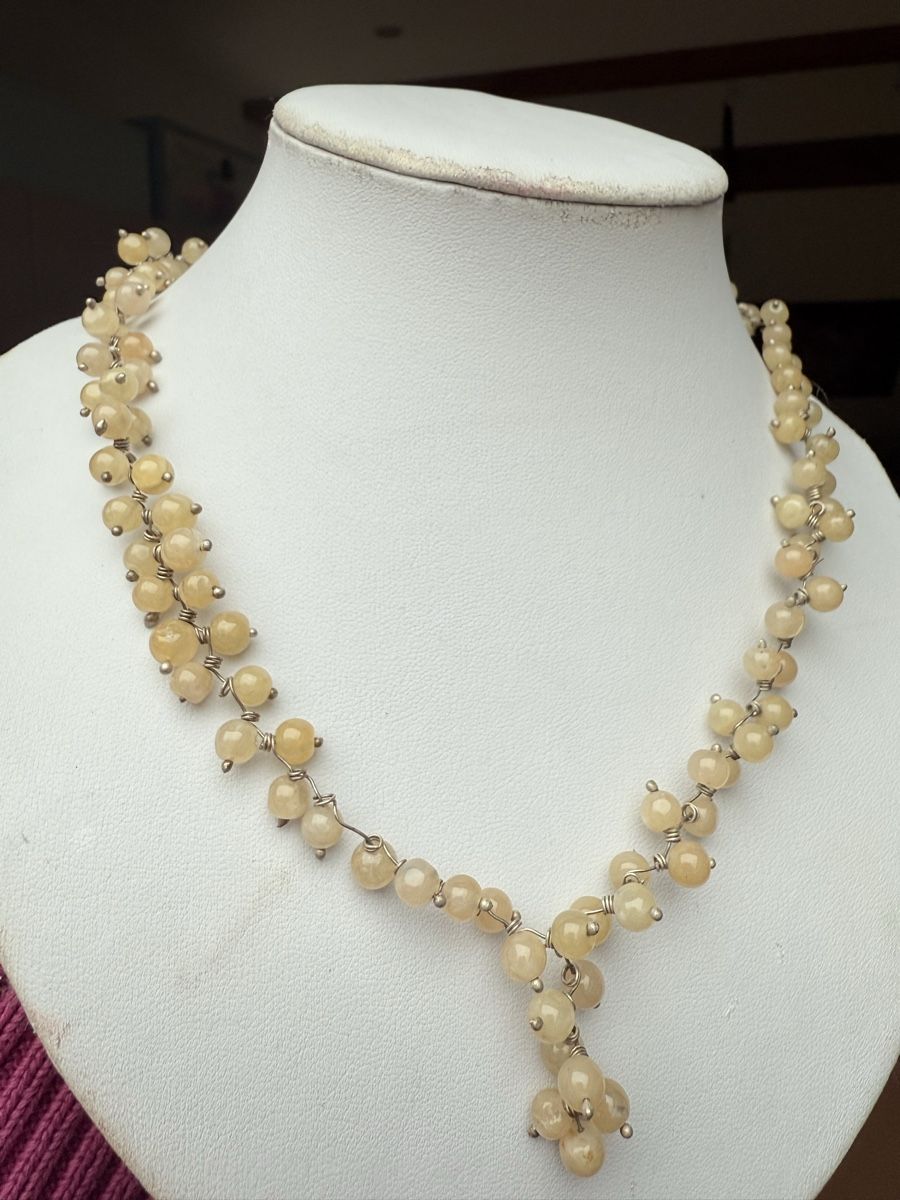 Catenine: Helle Orangen Chalzit Kette NEU – Nuovo e nell'imballaggio originale da Basel venduto da Chili007 1