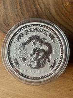10 Oz Silber Lunar 1 Drache 2000