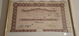 Action Crédit Foncier de l'Uruguay 1927