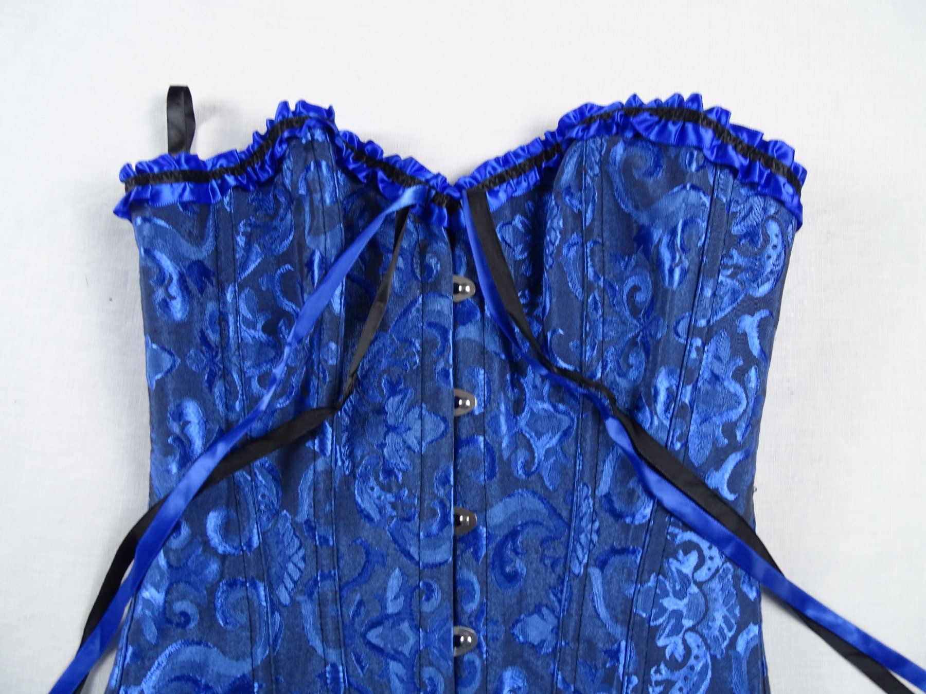 Altra biancheria intima: Blaues Korsett mit Muster – Overbust – Usato da Solothurn venduto da hli_n69n 2