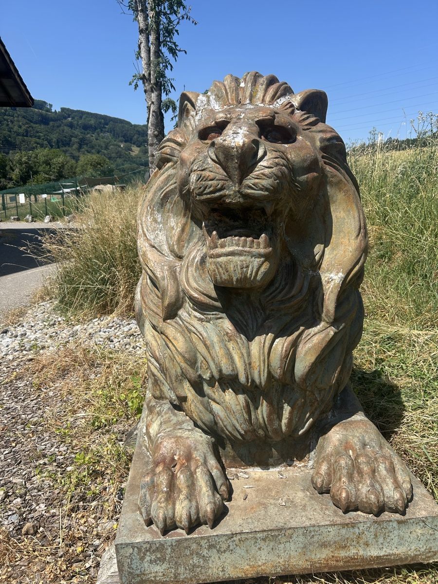 Skulpturen & Statuen: Statue lion en fer  – Gebraucht aus Yverdon-les-Bains von Sicario1969 2