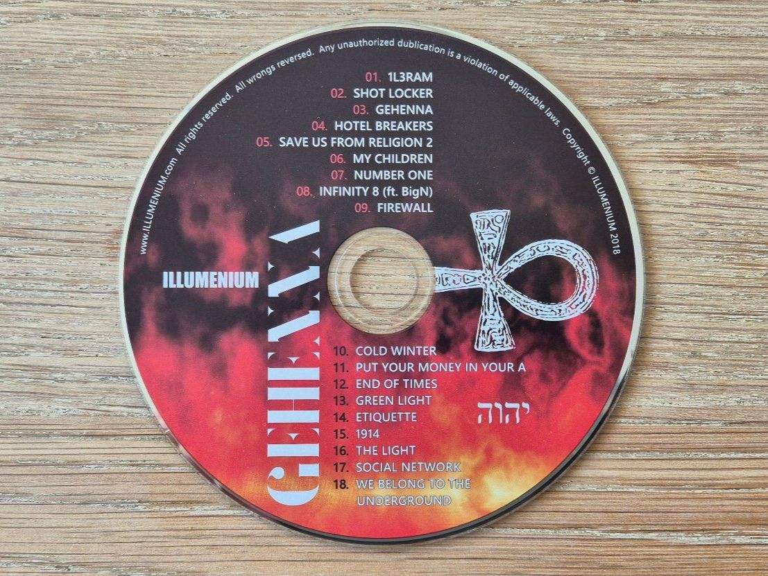 CD: ILLUMENIUM: Gehenna – Usato da Zürich venduto da practicus 2