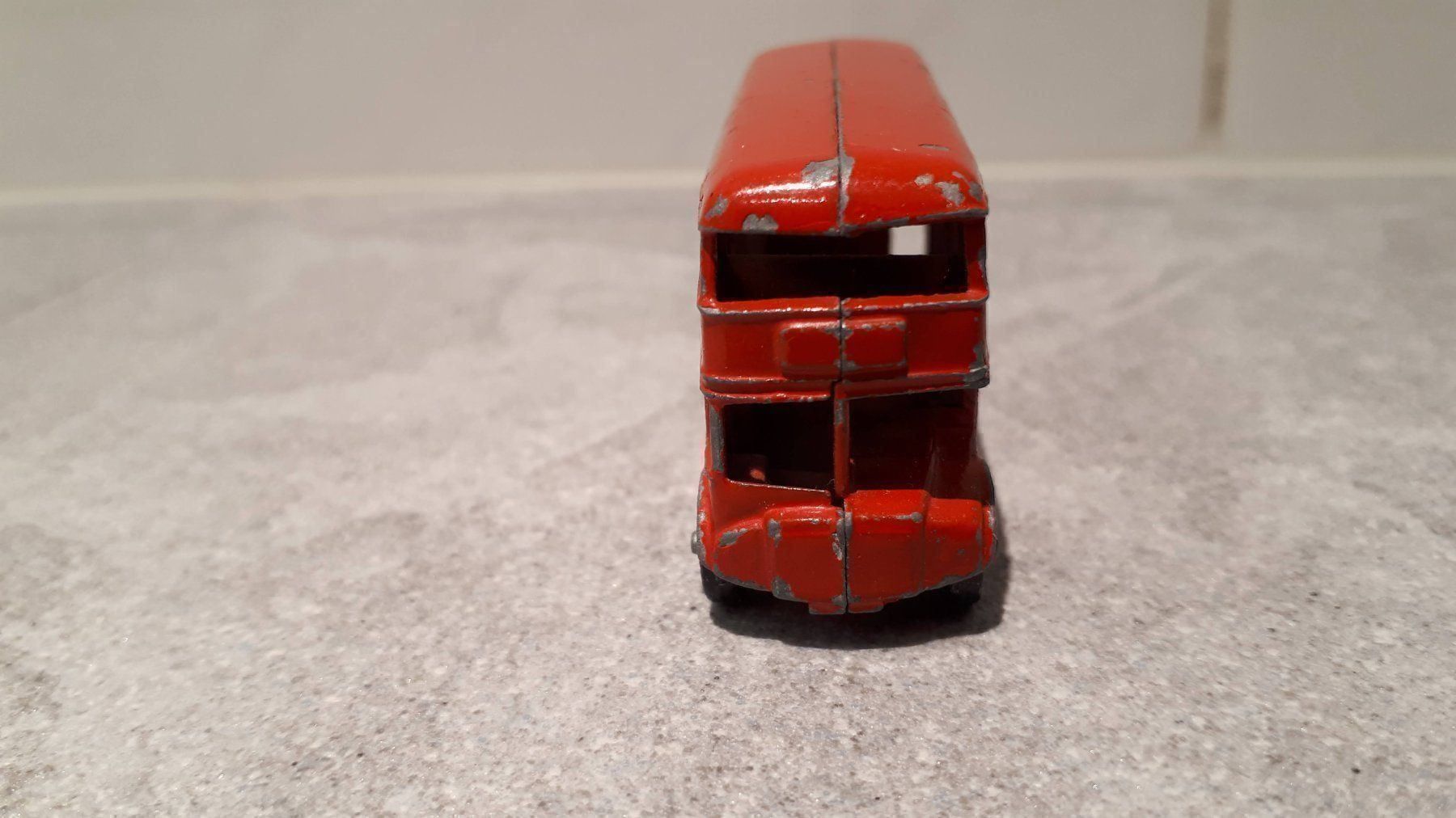 Lesney Modellini d'auto: LESNEY Matchbox Doppelstockbus – Usato da Allmendingen b. BE venduto da MMC-MuMeCo 2
