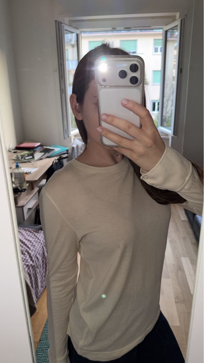 Cos Tops: COS BEIGE LONG-SLEEVE TOP – Neu (gemäss Beschreibung) aus Genève von yav_9r9f