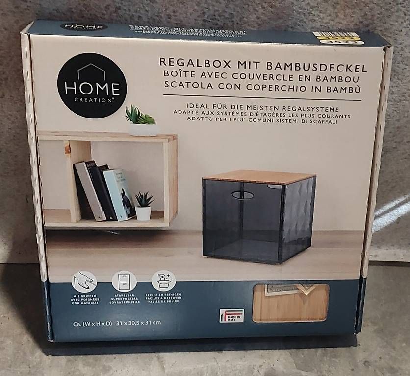 Scaffali: Box für Regal mit Deckel – Usato da Amriswil venduto da RmT