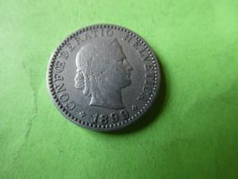 Schweiz 1881, 20 Rappen