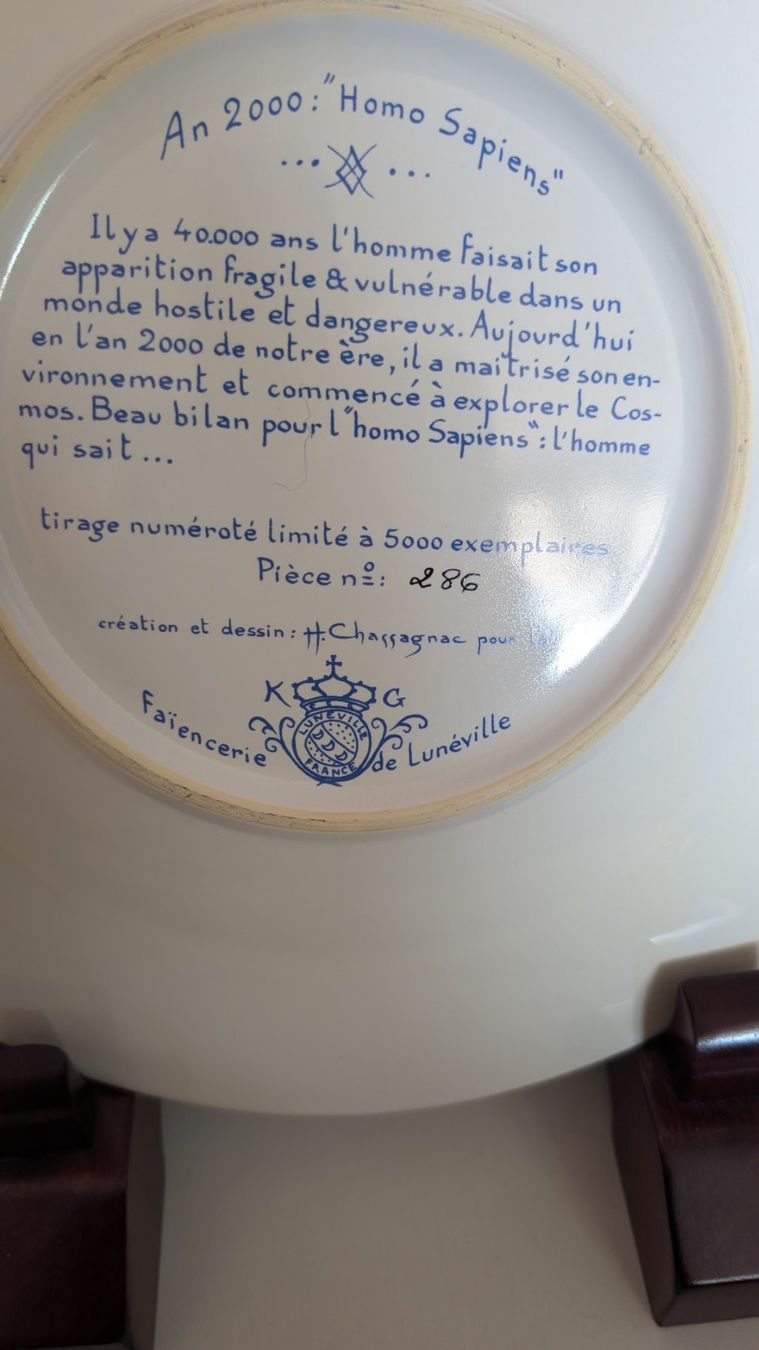 Piatti: 2 Teller Lunéville An 2000 limitiert – Usato da Ascona venduto da ArtRomantica 5