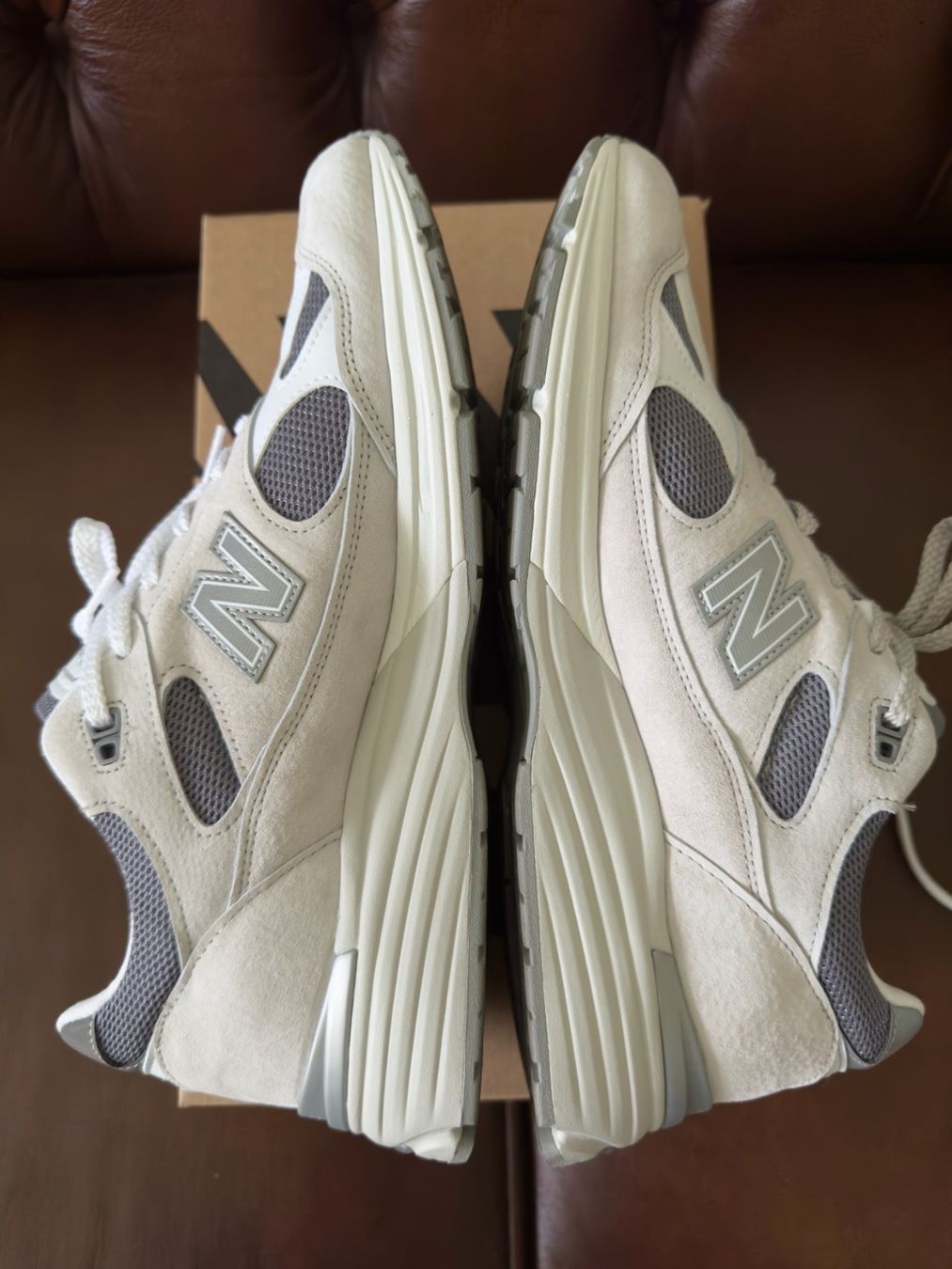 New Balance Scarpe da uomo: New Balance 991v2 MiUK Nimbus Cloud - 45.5 – Usato da Niederweningen venduto da MrOmbre 5