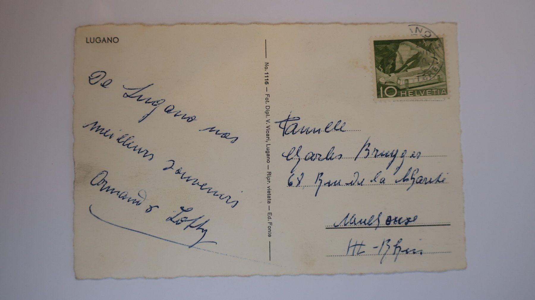 Cartes postales: Lugano Multivues – D'occasion à Cormoret par Pascalll2001 2