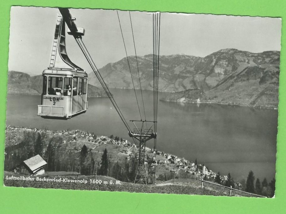 Cartoline postali: Luftseilbahn Beckenried-Klewenalp – Usato da Zürich venduto da t24_de