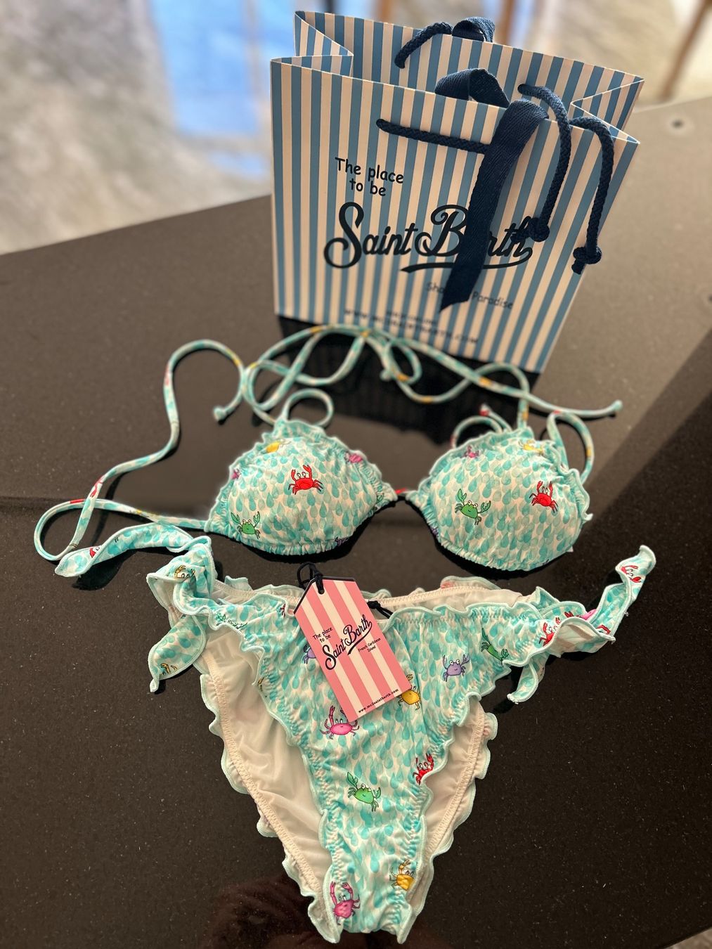 MC2 Saint Barth Maillots de bain & Bikinis: MC2 Saint Barth - SARIUS CRAB PRINT TRIANGLE BIKINI - NEU – Neuf avec emballage d'origine à Zürich par mar_st77 6