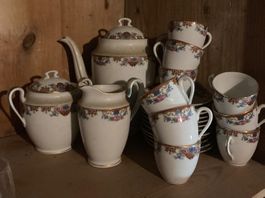 Limoges cafetière tasse vaisselle lot ancien antik