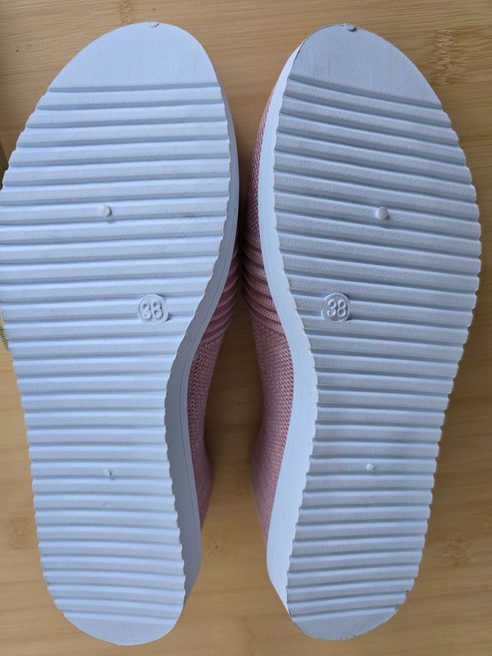 Flipperkästen: Schuh Slipper Grösse 38 Lachs farbig Stoff – Neu und originalverpackt aus Rorschacherberg von Scharfeegge 3