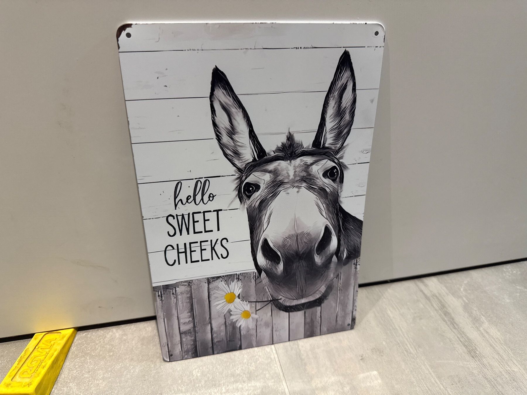 Ecriteaux: Hello SWEET CHEEKS / ANGEBOT METALL SCHILD – Neuf avec emballage d'origine à Seon par Aaargauer01 3
