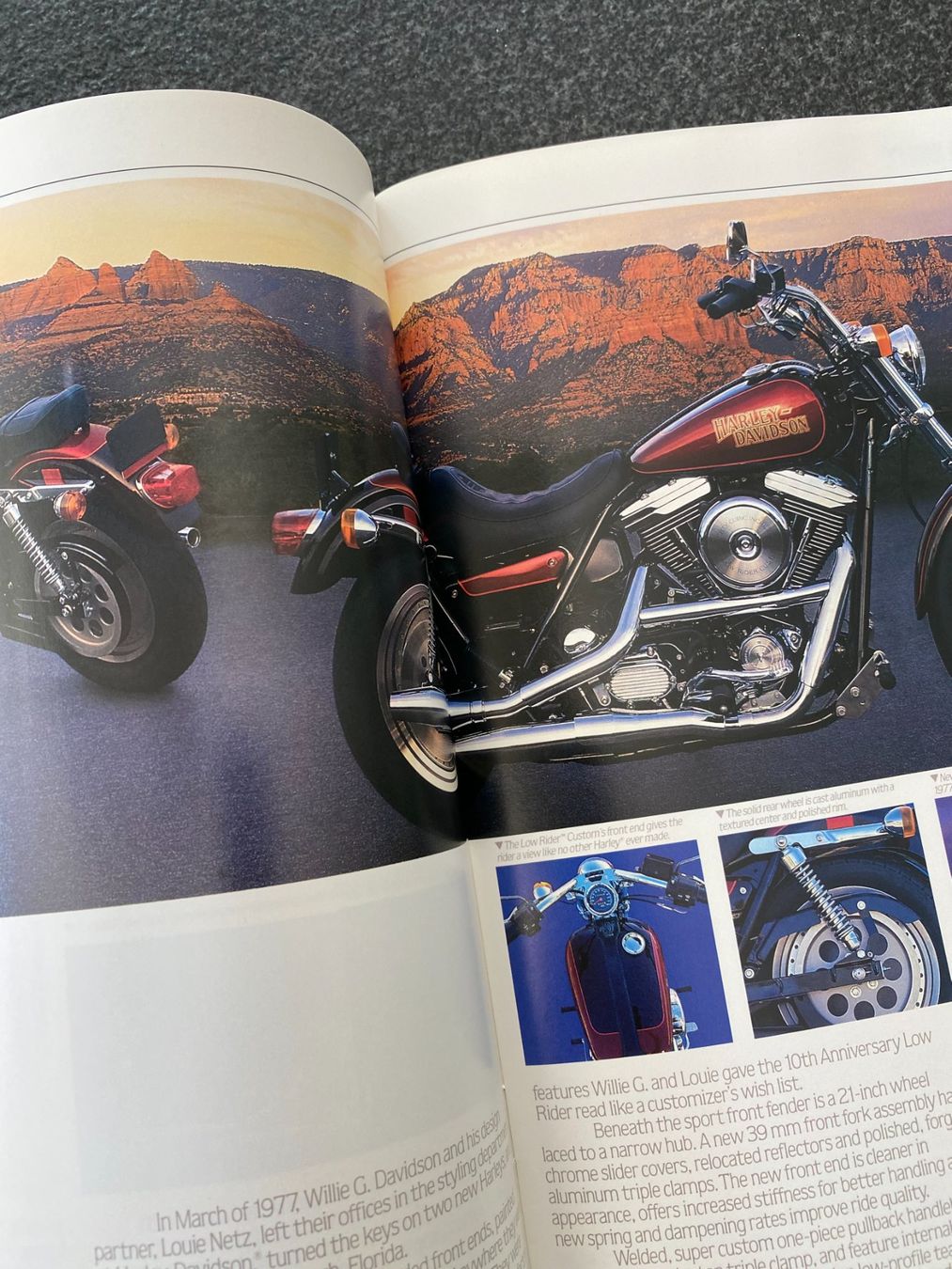 Documenti: Harley-Davidson Prospekt, Katalog, Broschüre 1987 – Usato da Niederhasli venduto da Berno 3