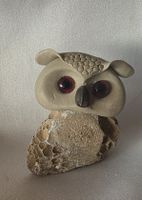 Eule Figur aus Naturstein Handgemacht siehe Foto