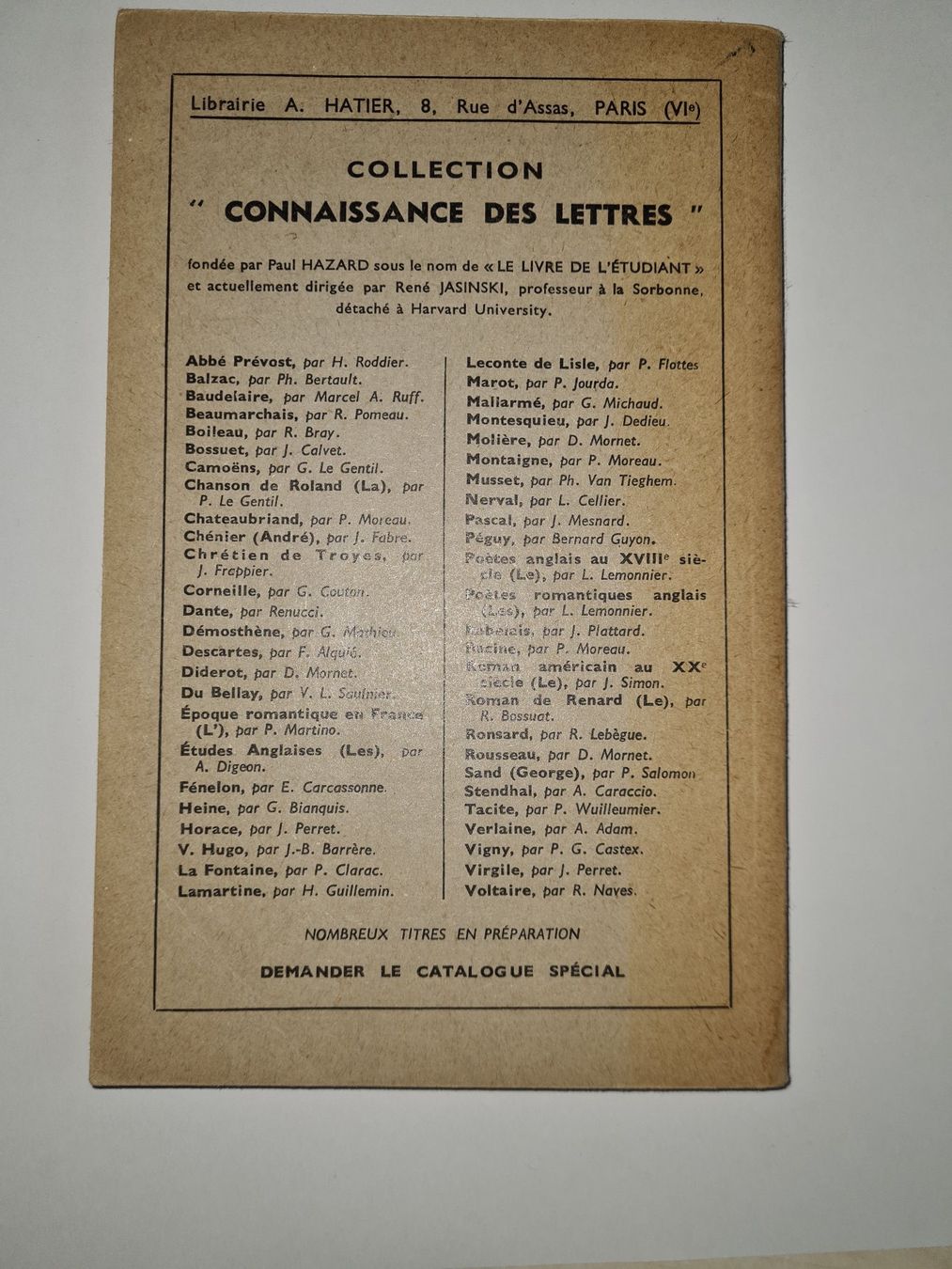 Bücher: "Nouvelles" de Prosper Mérimée – Gebraucht aus Zürich von pleco12 1